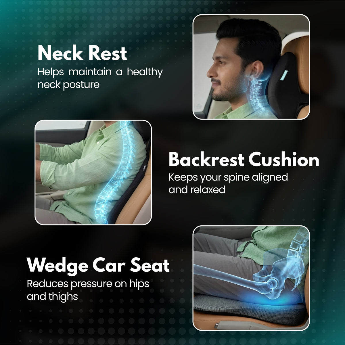 Spyno Car Comfort Combo